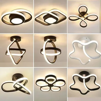LED-Streifen-Gang-Deckenleuchten, moderne, minimalistische Wohnzimmerlampen für Balkon, Eingang, Treppe