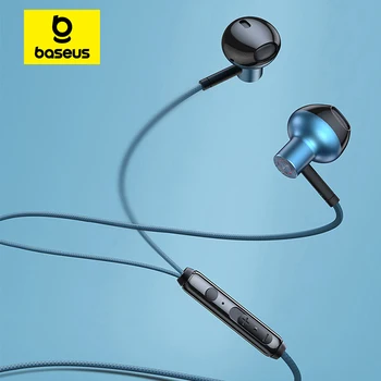 Baseus H19 kabelgebundene Kopfhörer, 6D-Stereo-Bass-Kopfhörer, In-Ear-Headset mit 3,5-mm-Klinkenstecker