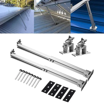 Solarpanel-Fußhalterung, verstellbare Solarpanel-Halterung, Unterstützung für Solarpanel-Montagehalterung aus