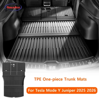 Tesla Model Y Juniper 2025 2026 Kofferraummatte TPE Wasserdicht Anti-Rutsch Anti-Scratch Integrierte
