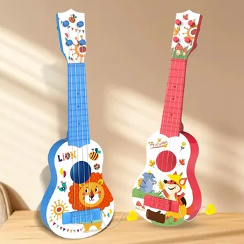 44cm Spielbare Ukulele Kinder-Gitarre Musikspielzeug, Saiteninstrument Stimm-Spielzeug, Pädagogisches