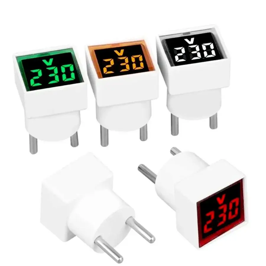 1 x LED-Digital-AC-Voltmeter-Anzeige, quadratisch – Bild 2