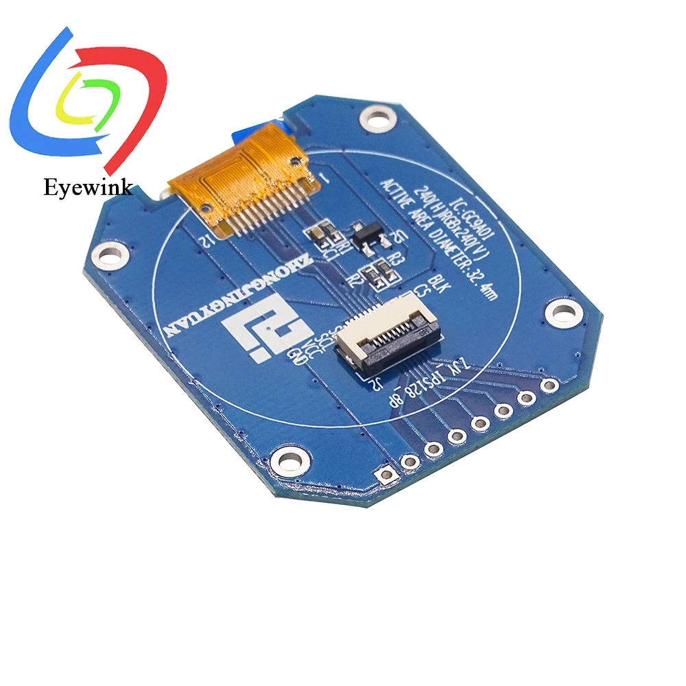 1,28 Zoll 7PIN 8PIN SPI TFT LCD Modul Farbe Runde Bildschirm – Bild 4