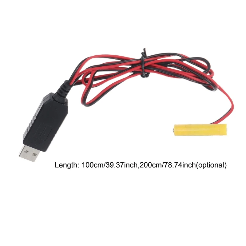 LR03 AAA Dummy Battery Eliminators USB-Stromversorgungskabel – Bild 4
