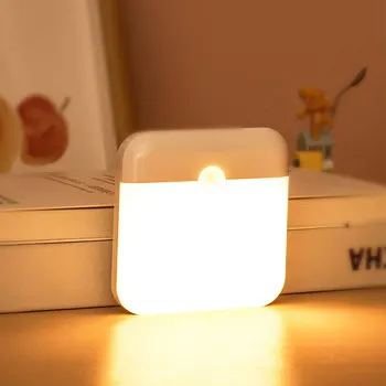 Drahtloses LED-Nachtlicht, Laterne mit menschlichem Bewegungsmelder, wiederaufladbare Wandlampe, für Camping