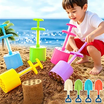 Kinder-Wasserspielzeug Strand-Spielzeug Sandkasten-Formen-Set Schaufel Burg-Bau-Wand Waben-Brikett-Form Sommer