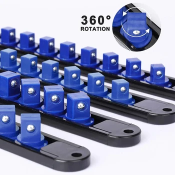 360 ° Drehbarer Sockel-Organizer, 1/4 3/8 1/2, Sockel-Clip, Schienenhalter, Sockel, Schiebeständer, Hülse