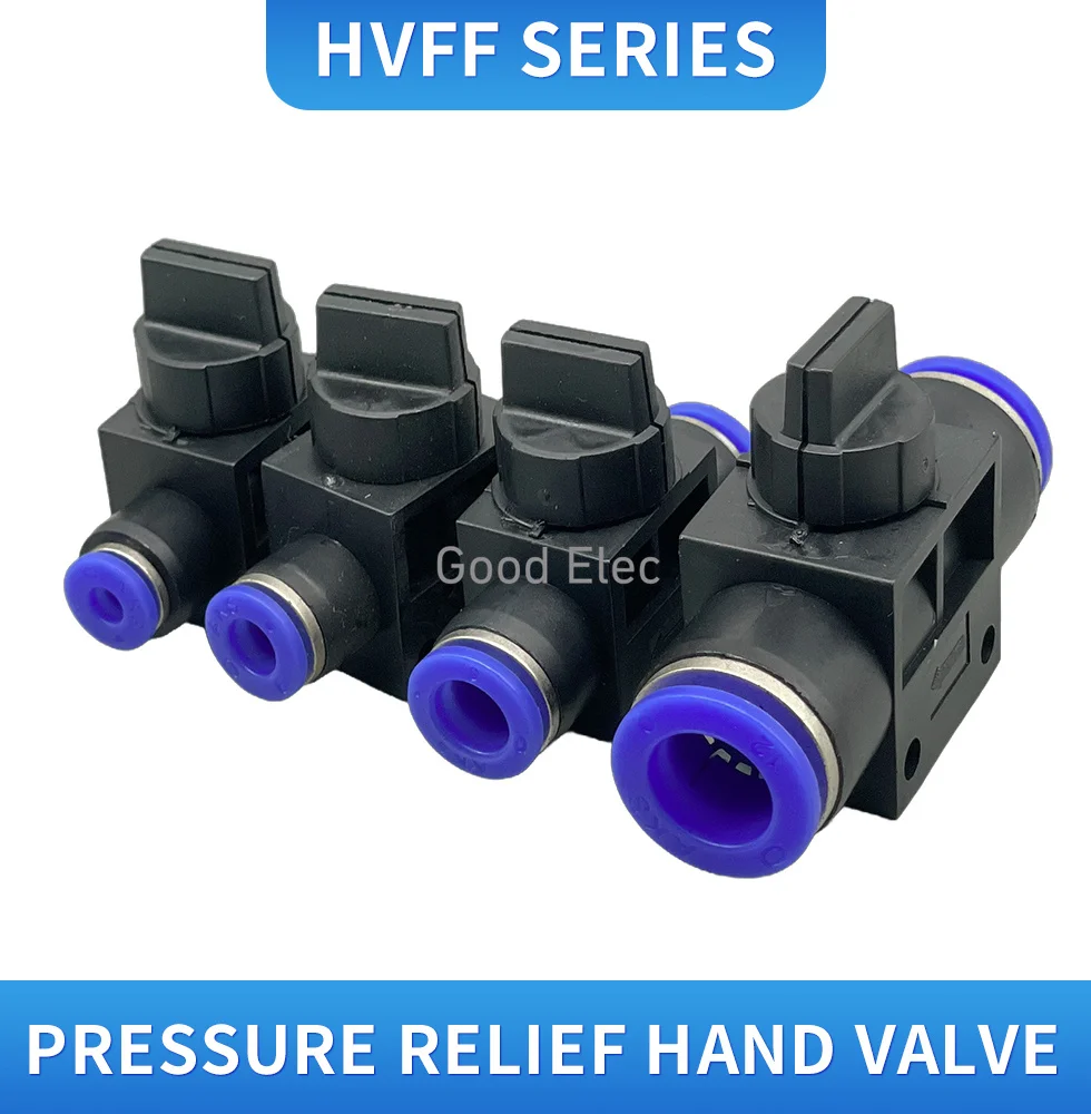 HVFF Pneumatische Anschlüsse Handventil 4 mm-12 mm Anschluss – Bild 2