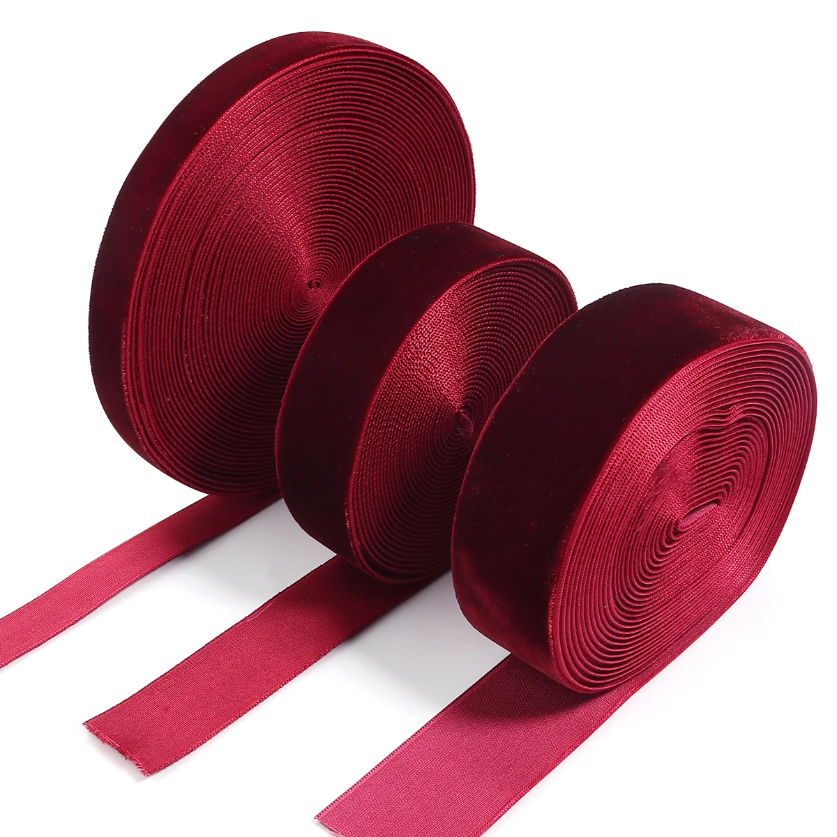 5-10 Yards 6/10/15/25/32 mm Samtband Hochzeit Party – Bild 5