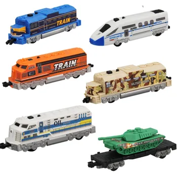 Hoch geschwindigkeit szug Wagen Modell Schienen wagen montieren DIY Set Szene Teile Zubehör Kinder Geschenk