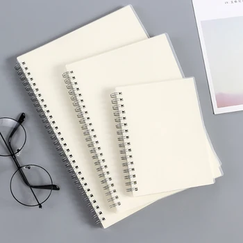 A5 A6 B5 Spiralbuch-Spulen-Notizbuch, To-Do, liniert, DOT, leeres Rasterpapier, Tagebuch, Skizzenbuch