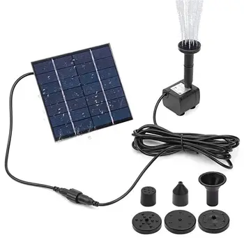 1,4 w Mini Solar brunnen pumpe Power Panel Kit Solar panel Wasserpumpe für Garten Pool Wasser brunnen Indoor