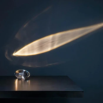 Tischlampe Led Kristall Auge des Himmels Italienischer Designer Nachttischlampen für Wohnzimmer Schlafzimmer