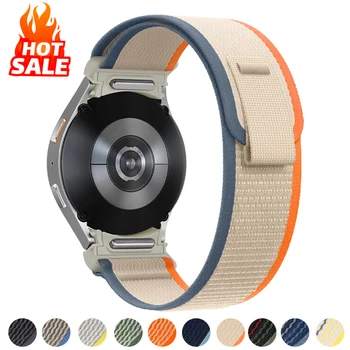 Trail-Loop-Band für Samsung Galaxy Watch 7 6 5 4 44 mm 40 mm/FE/5 Pro 45 mm Nylon-Correa-Armband Watch6