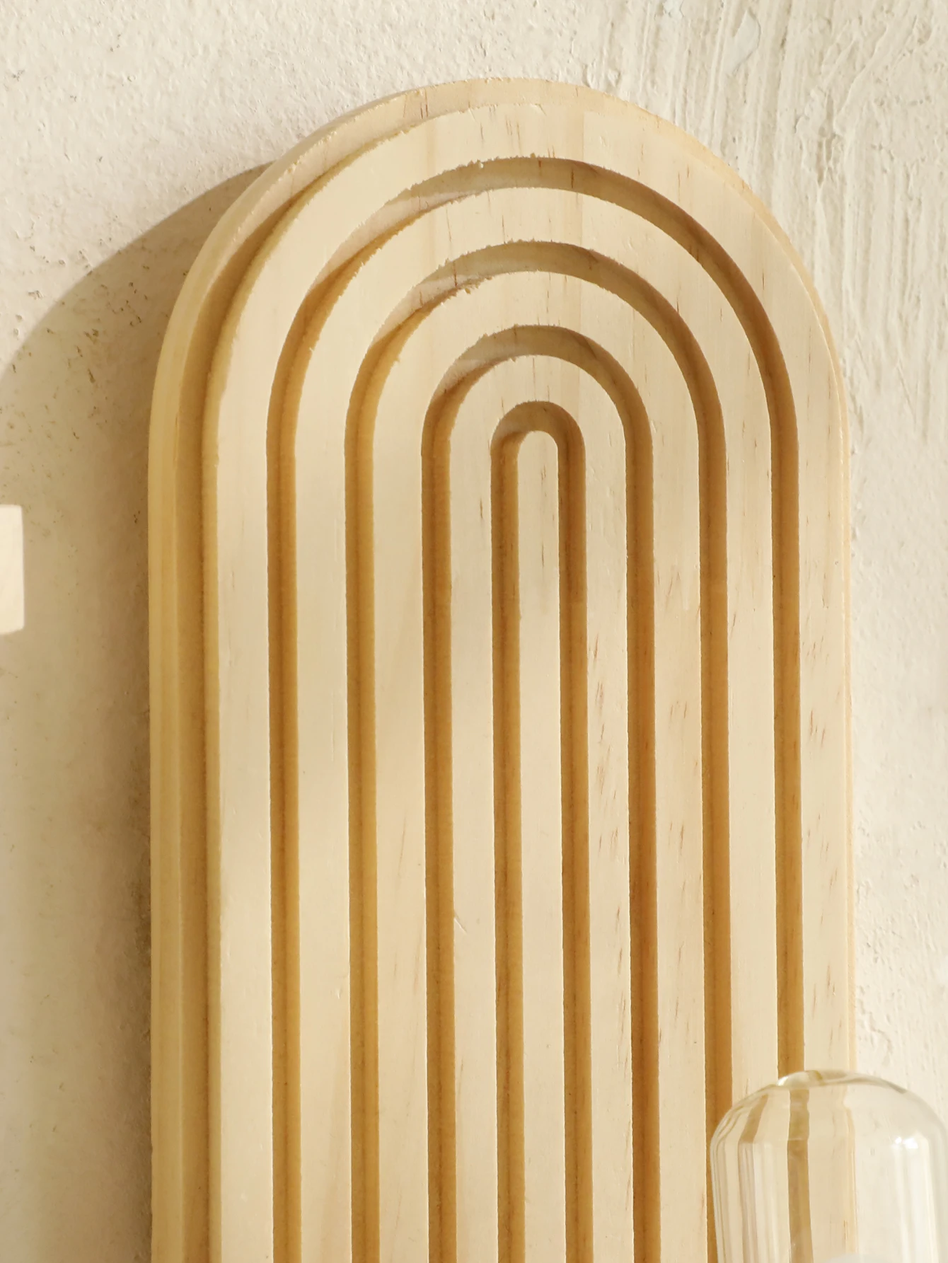 1 Stück Wandregale aus Holz im Boho-Stil – geometrische – Bild 4