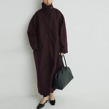 2025, Damen Herbst Winter, übergroßer Trenchcoat, langer Mantel, stilvolle, dicke, warme Parkas