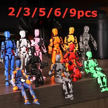Lucky Puppets 13-Puppe, Robotermodell mit mehreren Styling-Kombinationen, günstiges Weihnachtsgeschenk, coole
