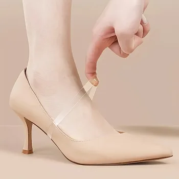 Transparente Unsichtbare Schnürsenkel-Verschlüsse für Damen-Absatzschuhe Rutschfeste Riemen Verhindern