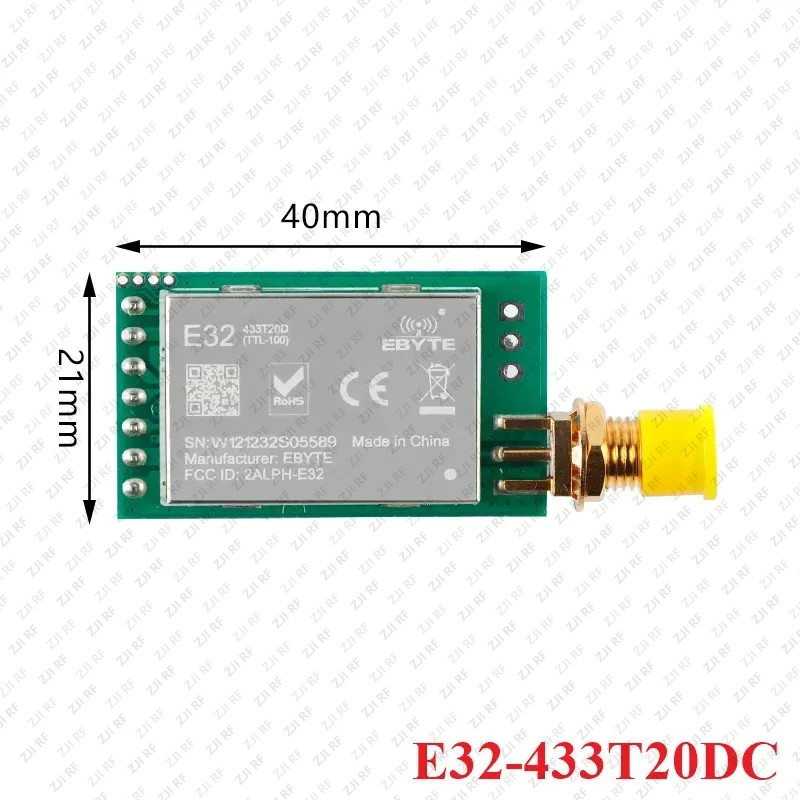 E32 E32-433T20D E32-433T30D SX1278 LoRa RF Wireless-Modul 433 – Bild 6