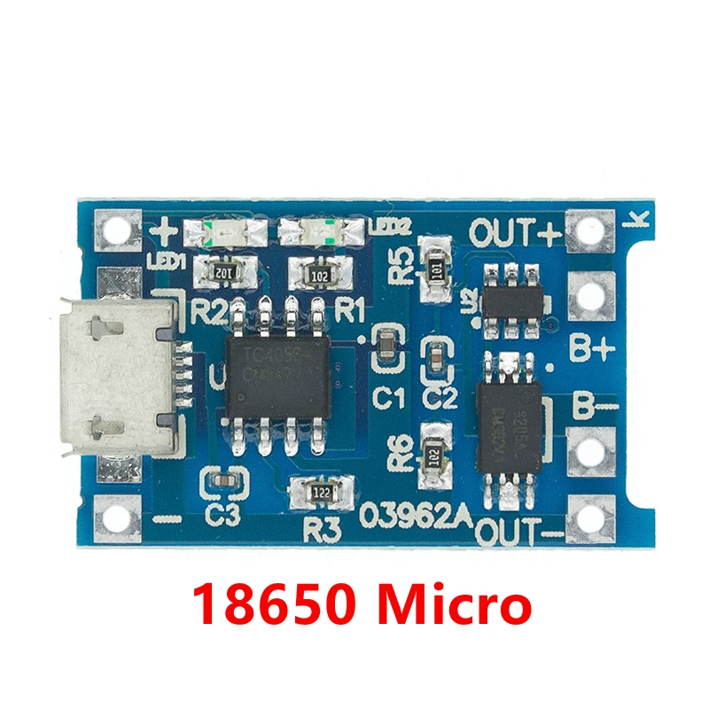 5PCS Typ-c/Micro USB 5V 1A 18650 TP4056 Lithium-Batterie – Bild 6
