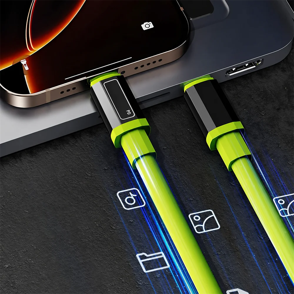 USB-C Kabel 240 W, USB-C oder USB-A auf USB-C, in mehreren – Bild 2