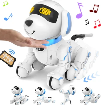 RC-Roboter-Hund, elektronisches Stunt-Haustier, interaktiv, Touch, programmierbar, intelligentes Gehen