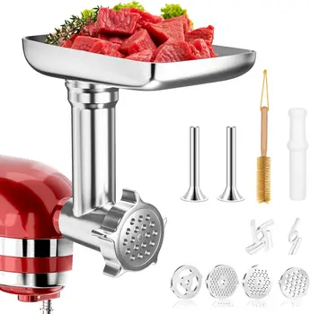 Aufsätze für Lebensmittelmühle aus Metall für alle KitchenAid Chefkoch- und Cuisinart-Standmixer der