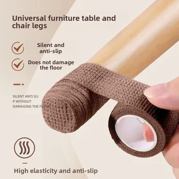 Stuhl-Fußpolster, Hockerbeinschutz, Fingerschutz, Anti-Rutsch-Klebeband, geräuschloses und verschleißfestes
