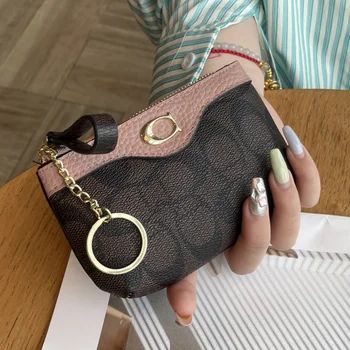 Klassische Kleine Geldbörse mit Blumenmuster, Damen-Mini-Geldbörse, Münzbeutel, Kleingeldtasche