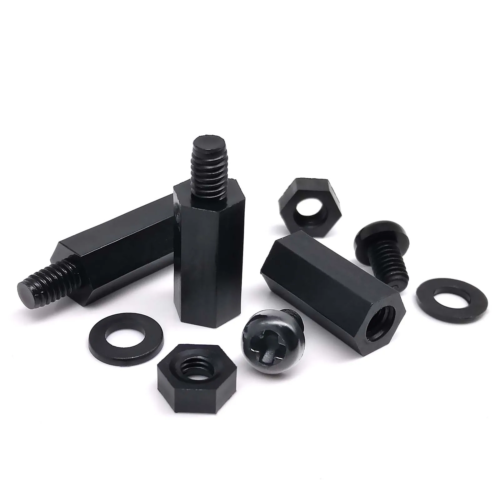 1 Box Kunststoff Nylon Sechskant Sechskant Abstandshalter – Bild 3