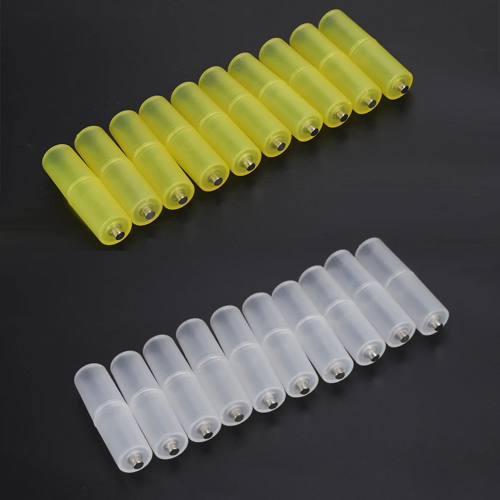 10PCS AAA zu AA Größe Zelle Batterie Konverter Adapter – Bild 4