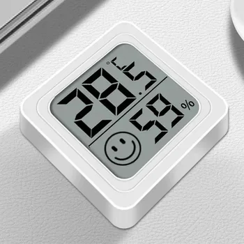 Mini-Digital-Thermometer, Hygrometer, LCD-Display, für Innen- und Außenbereich, Temperatur