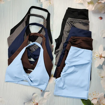 Butt Lifting Sport Set Shorts Gym Übung Kleidung frauen Yoga Anzug Für Fitness Kurze und Unterwäsche Training