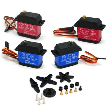 Digitales Servo mit hohem Drehmoment und Metall getriebe 20kg 25kg 30kg 35kg Roboter roboterarm
