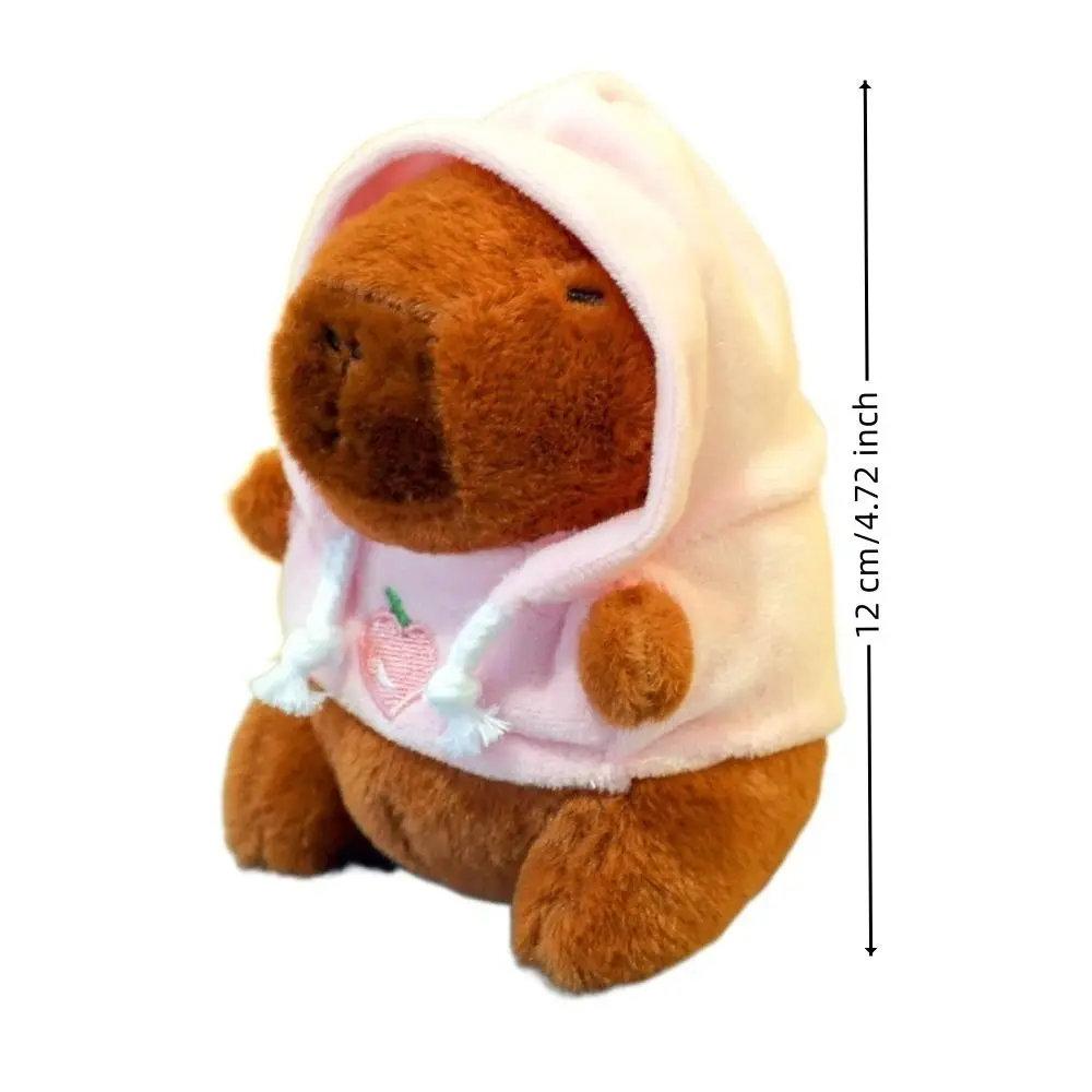 Niedlicher Capybara-Plüschtier-Kapuzenpullover mit Flügeln – Bild 6