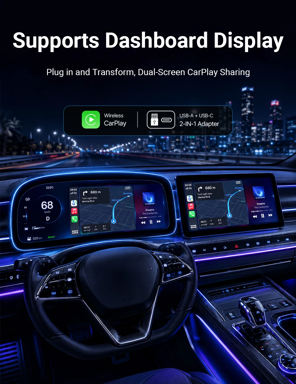 2026 Neuer Intelligenter Kabelloser CarPlay Android Auto – Bild 6