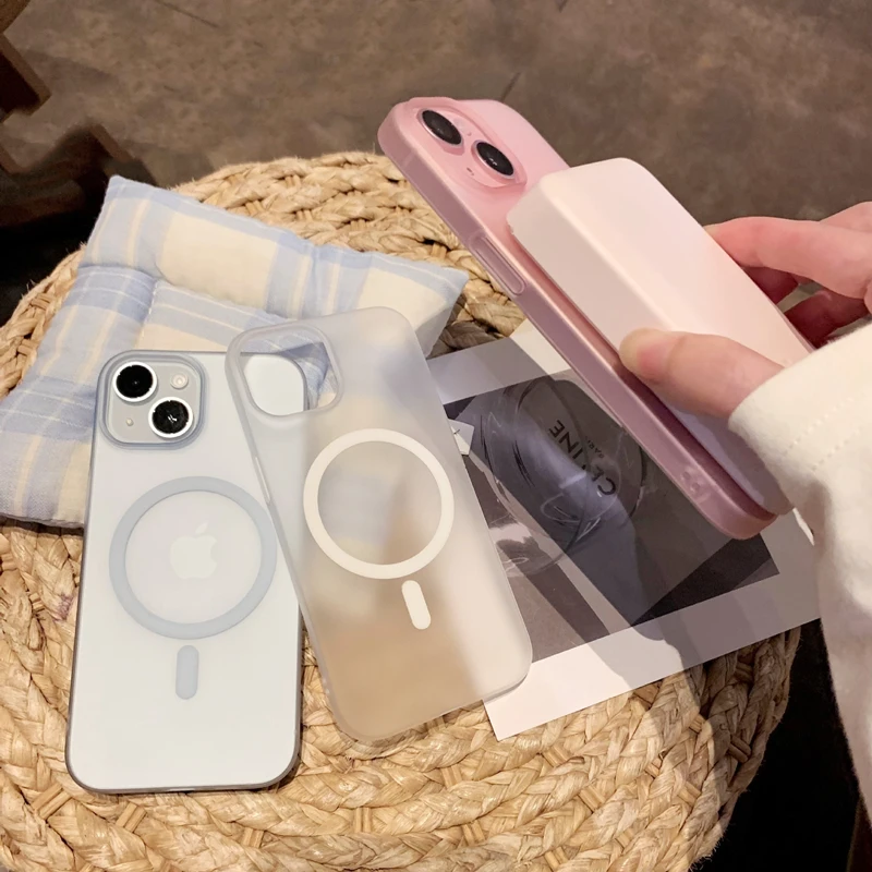 Matte durchscheinende magnetische Hülle für iPhone 17, 16 – Bild 2