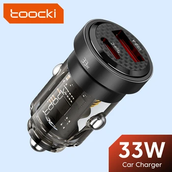 Toocki pd 33w usb auto ladegerät schnell ladung für iphone 15 14 13 12 11 promax samsung huawei xiaomi poco