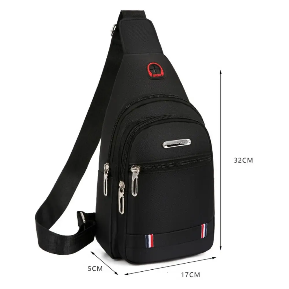 Schwarz Grau Braun Männer Messenger Bags Neue Rechteck Oxford – Bild 2