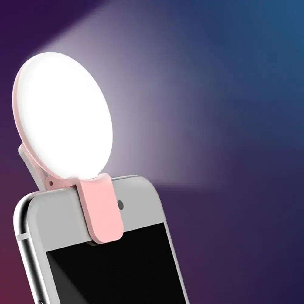 Handy LED Selfie Ring Licht Tragbare Mini Langlebig