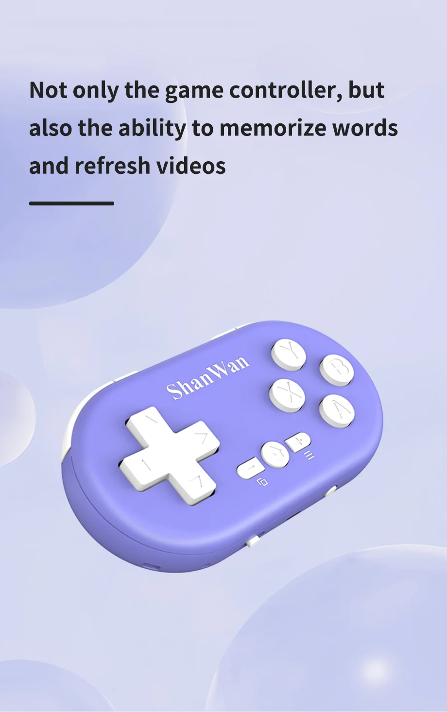 Mini Gamepad Gaming Control Bluetooth Für iPhone Android PS4 – Bild 4