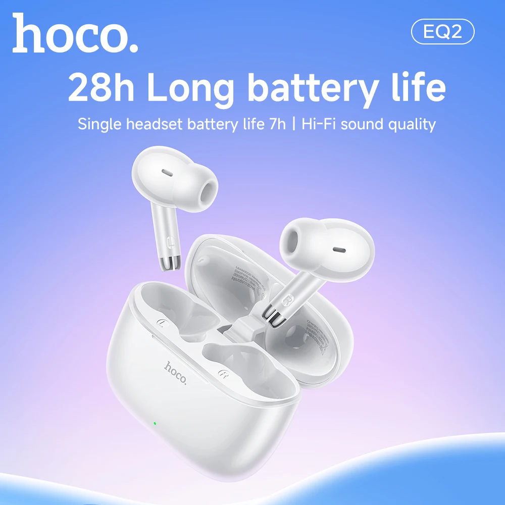 HOCO EQ2 True Wireless Bluetooth 5.3 Ohrhörer Touch-Steuerung