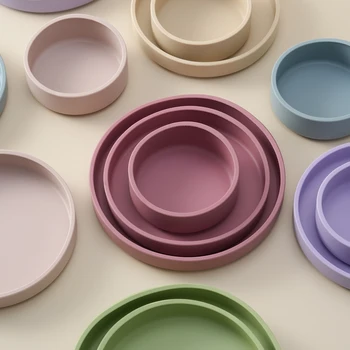 Color Kids 3-teiliges Baby-Geschirr und Festfutter-Set für Kleinkinder, Teller für die Entwöhnung