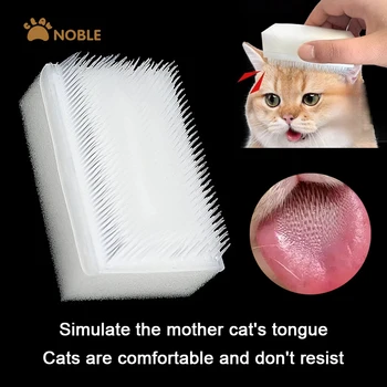 Katze Hund Massage Pinsel Pet Spezielle Pinsel Multifunktionale Staub Entfernung Schwamm Reinigung Pinsel