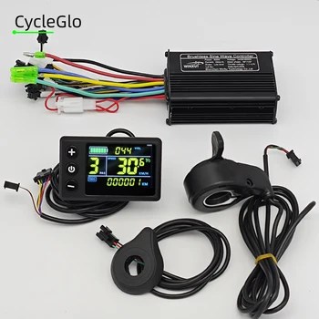 36V 48V 60V 500W 25A Sinuswelle Bürstenloser Motorcontroller S866 Farb-LCD-Display PAS Kit für Elektroroller