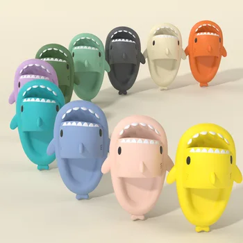 Männer Shark Hausschuhe Sommer Frauen Rutschen Hause Badezimmer Flip-Flops Paare Weiche Anti-Skid Schuhe