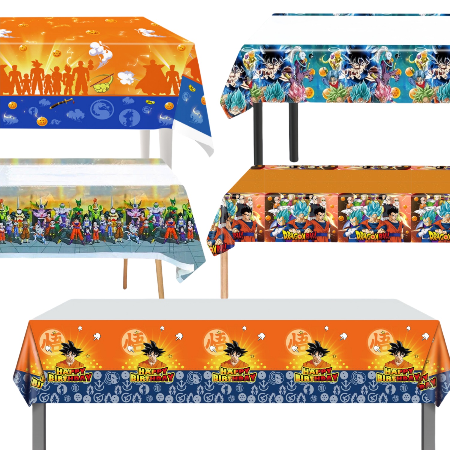 Dragon Ball Goku Tischdecke Geburtstagsparty-Dekoration