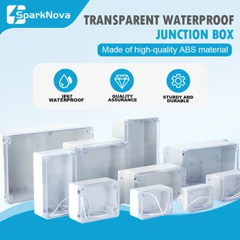 IP67 Kunststoff Transparente Wasserdichte Gehäuse Box für Outdoor Elektronische Projekte Elektrische
