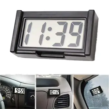 Auto Elektronische Uhr Dashboard Zeit Elektronische Digital Display Auto Uhr Selbstklebende Einfache Digital