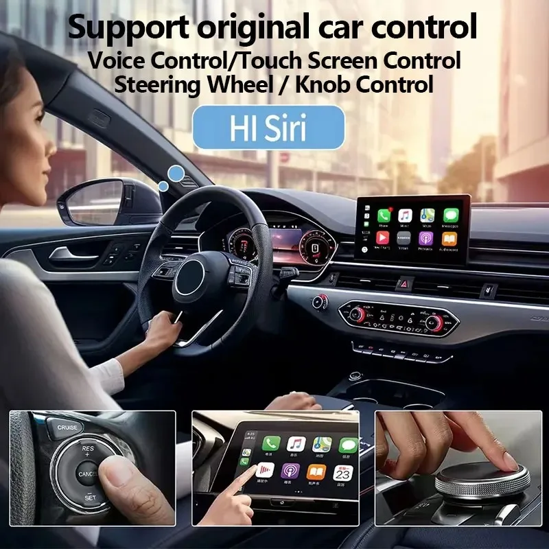 2-in-1 kabelgebundener zu kabelloser CarPlay-Adapter, Android – Bild 4